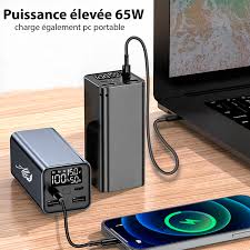 Powerbank 20000mAh Charge Rapide 65W